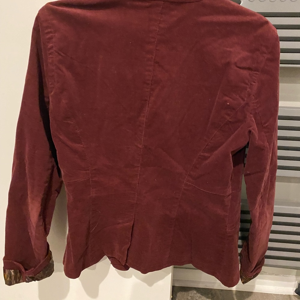 Calvin Klein velvet jacket